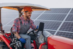 Agriculture et panneaux solaires